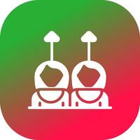 Line Gradient Circle vector