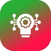 Technology Disruption Creative Icon Design vector