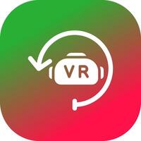 Virtual Reality Creative Icon Design vector