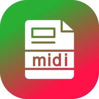 midi Creative Icon Design vector