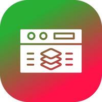 Line Gradient Circle vector