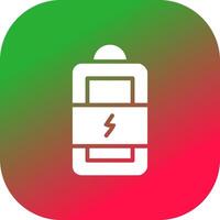 Charging Battery Creative Icon Design vector