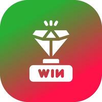 Winner Creative Icon Design vector