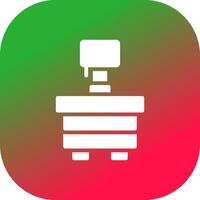 Side Table Creative Icon Design vector