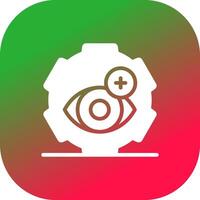 Optometry Practice Creative Icon Design vector