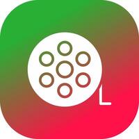 Line Gradient Circle vector