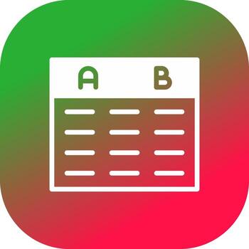 círculo de gradiente de línea vector