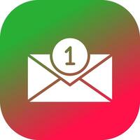 nuevo correo electrónico creativo icono diseño vector