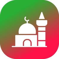 Mosque Creative Icon Design vector