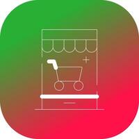 Personalized Web Store Creative Icon Design vector
