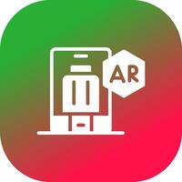 Ar Tourism Creative Icon Design vector