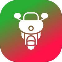 Motorbike Creative Icon Design vector