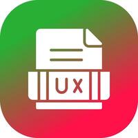 Ux Format Creative Icon Design vector