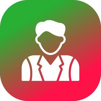 círculo de gradiente de línea vector