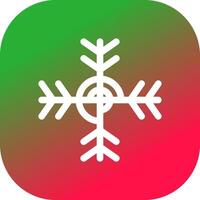 diseño de icono creativo de copo de nieve vector