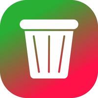 Trash Creative Icon Design vector