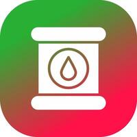 Waste Oil Creative Icon Design vector