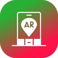 Ar Navigation Creative Icon Design vector