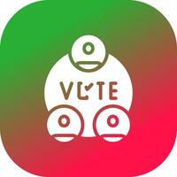 diseño de icono creativo de elecciones vector