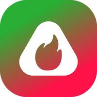 Flame Creative Icon Design vector