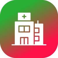 diseño de icono creativo de hospital vector