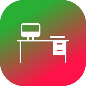 círculo de gradiente de línea vector