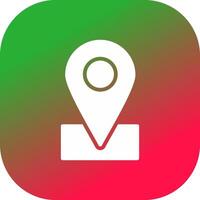 Location Pin Creative Icon Design vector