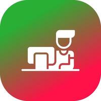 Work Smart Creative Icon Design vector