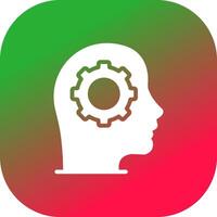 Machine Learning Creative Icon Design vector