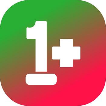 círculo de gradiente de línea vector