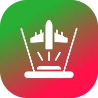 Ar Flight Training Creative Icon Design vector