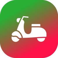 diseño de icono creativo de scooter vector