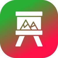 Canvas Creative Icon Design vector