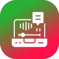 Line Gradient Circle vector