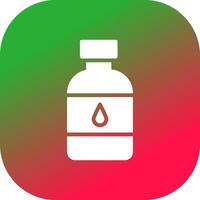 Water Bottle Creative Icon Design vector