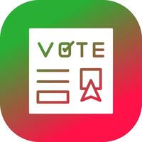 Vote Creative Icon Design vector