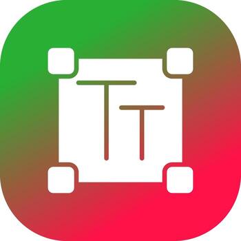 círculo de gradiente de línea vector