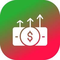 Budget Spending Creative Icon Design vector