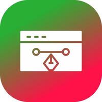 Line Gradient Circle vector