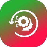 Line Gradient Circle vector