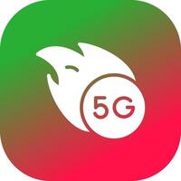 5G Creative Icon Design vector