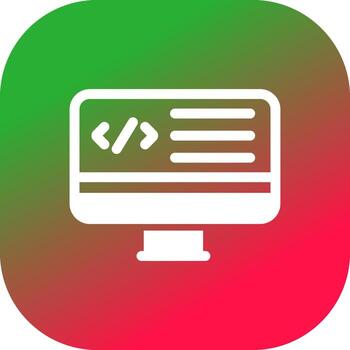 web programación creativo icono diseño vector