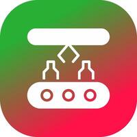 Conveyor Belt Creative Icon Design vector