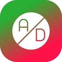 Line Gradient Circle vector