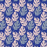 Seamless  Flower Vector Leaf pattern Background vector pattern Background vector