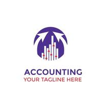 Growth And Success Logo Design For Accounting And Investment Firms vector