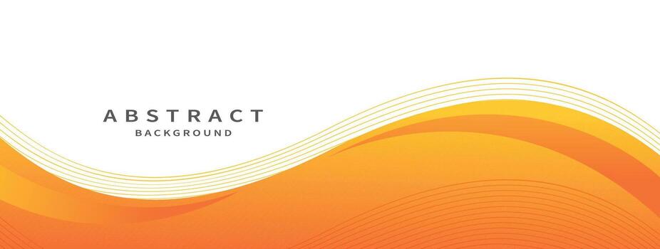 resumen naranja bandera antecedentes. gráfico diseño bandera modelo antecedentes modelo con dinámica curva formas vector