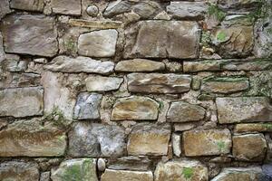 Old stone wall photo