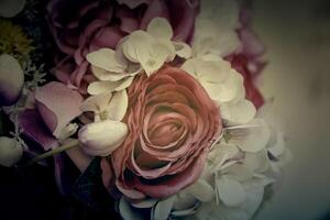 Vintage flower bouquet photo