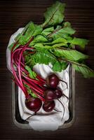 beets on the table photo